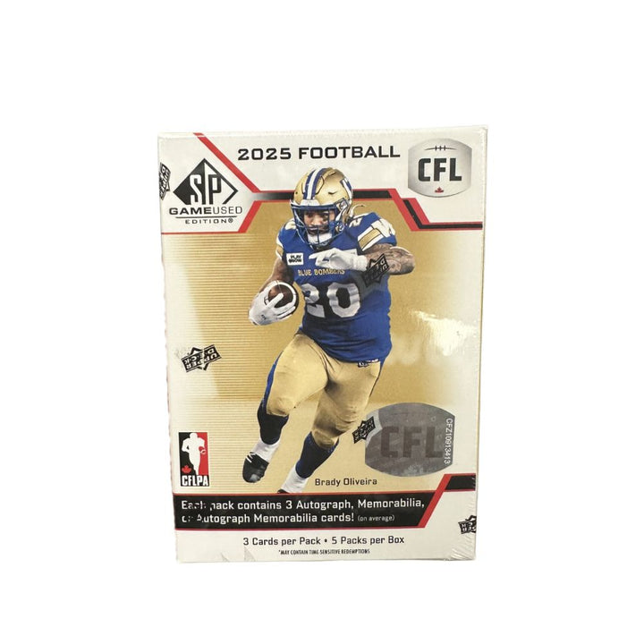 2025 Upper Deck SP Game Used CFL Football Hobby Box