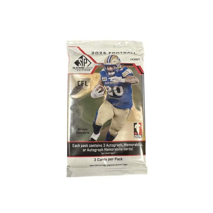 2025 Upper Deck SP Game Used CFL Football Hobby Box