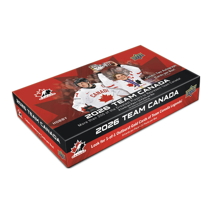2025-26 Upper Deck Team Canada Hockey Hobby Box