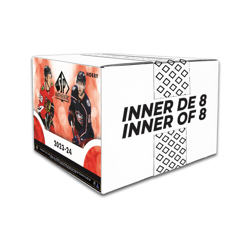2023-24 Upper Deck SP Authentic Hockey Hobby Box - Inner de 8 boites