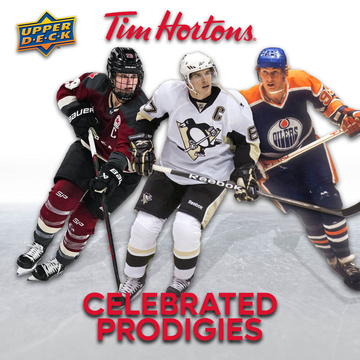 2024-25 Upper Deck Tim Hortons Rétrospective des recrues Celebrated Prodigies