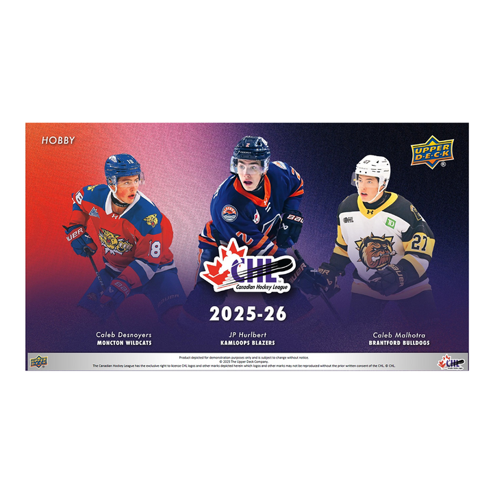 2025-26 Upper Deck CHL Hockey Hobby Box