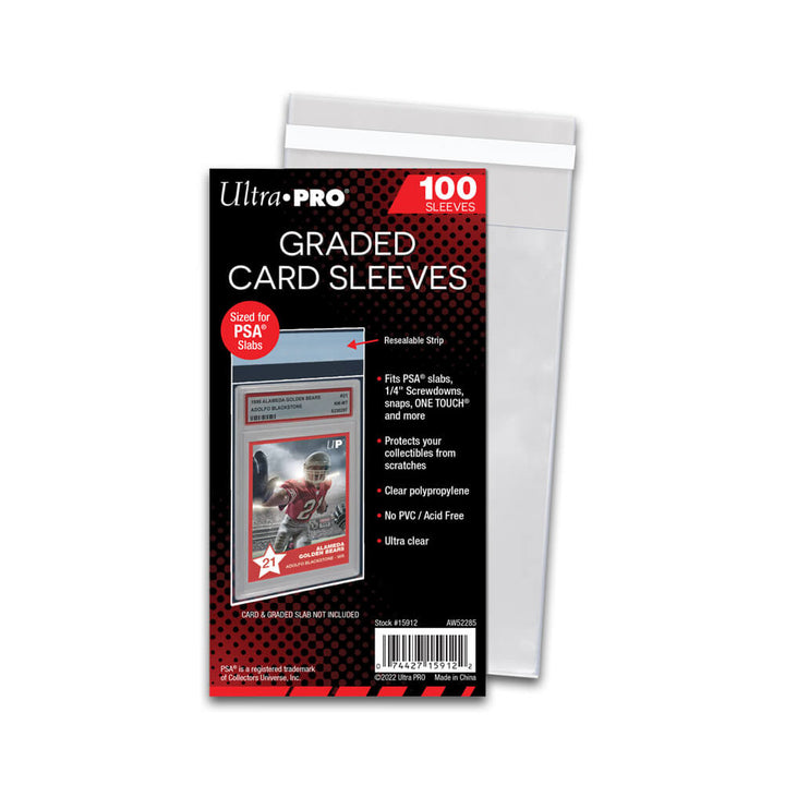 Ultra Pro Sleeves Pour Cartes Gradées PSA - Paquet de 100