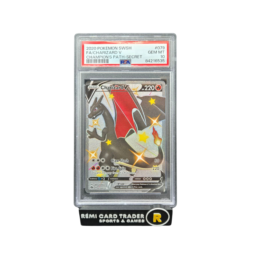 POKÉMON 2020 CHARIZARD V (CHAMPION'S PATH) #079 PSA GEM MT 10