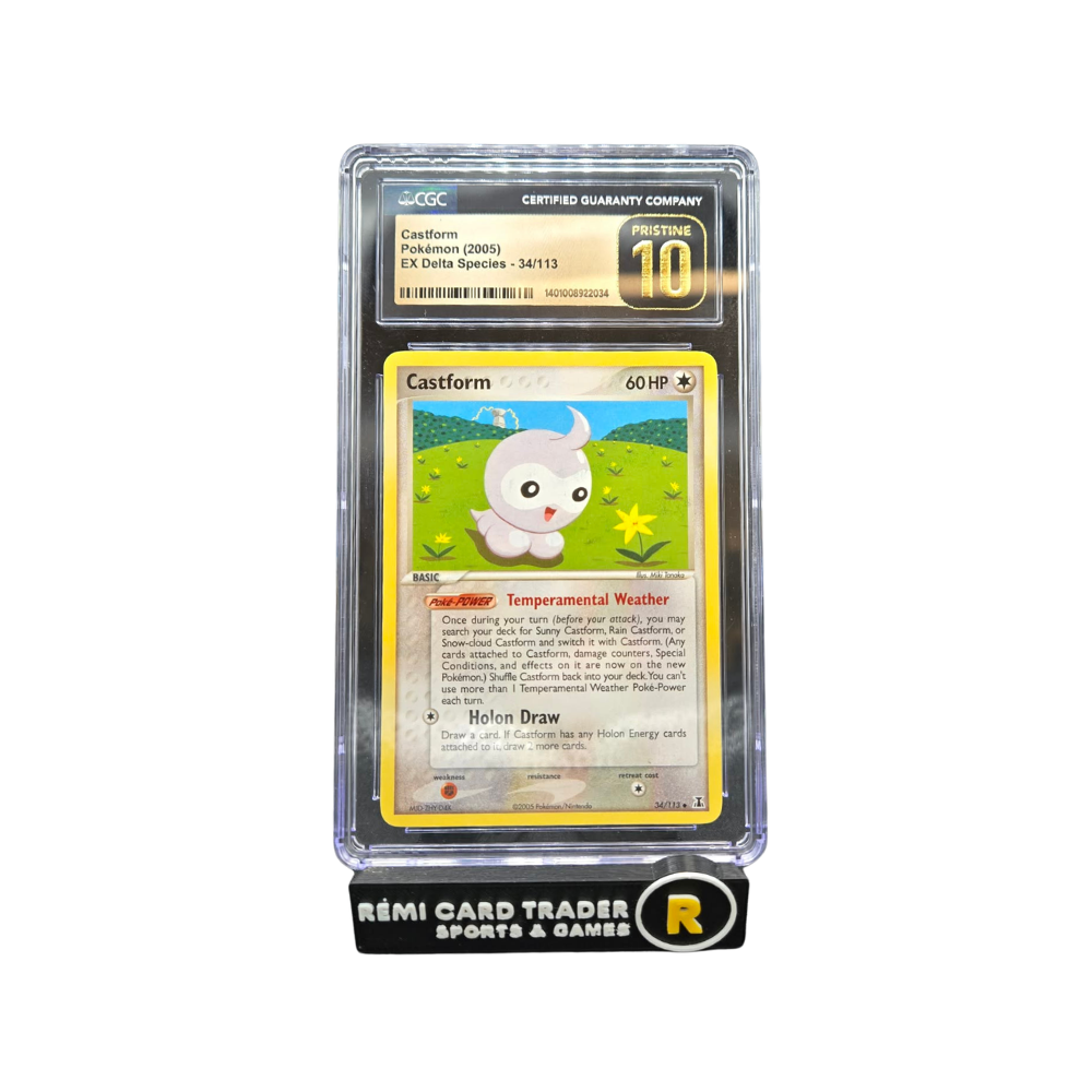 POKÉMON 2005 CASTFORM (DELTA SPECIES) #34 CGC PRISTINE 10
