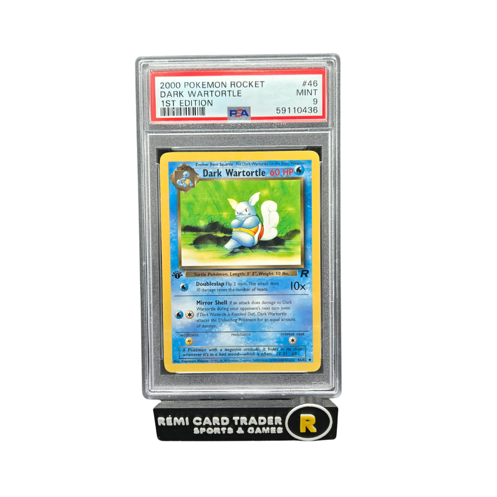 POKÉMON 2000 DARK WARTORTLE (1ST EDITION) #46 PSA MINT 9
