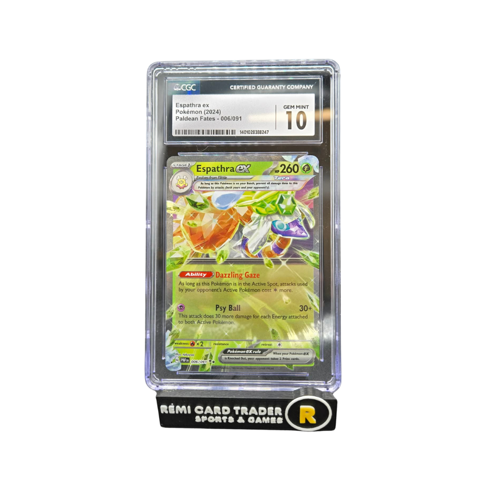 POKÉMON 2024 ESPATHRA EX (PADLEAN FATES) #006 CGC GEM MINT 10