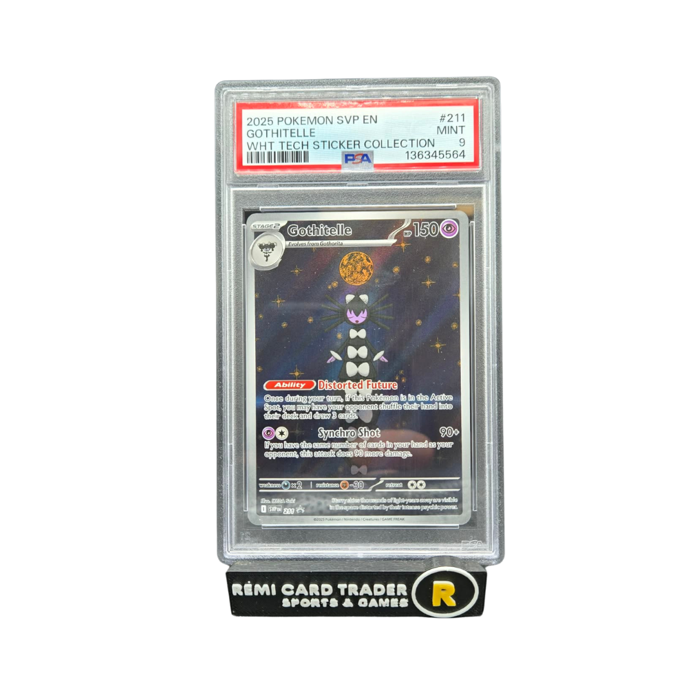 POKÉMON 2025 GOTHITELLE (BLACK STAR PROMO) #211 PSA MINT 9