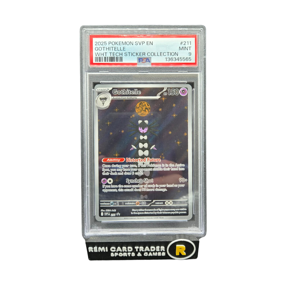 POKÉMON 2025 GOTHITELLE (BLACK STAR PROMO) #211 PSA MINT 9