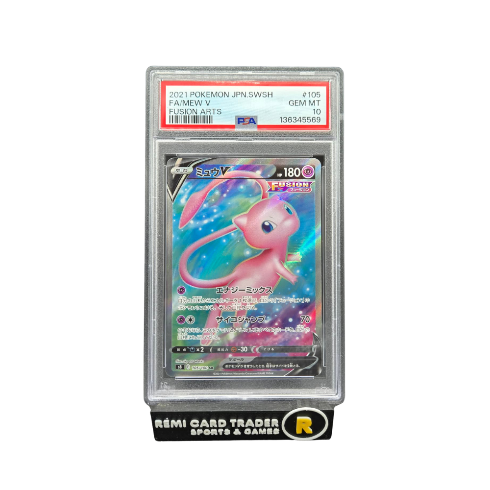 POKÉMON 2021 MEW V (FUSIONS ARTS JP) #105 PSA GEM MT 10