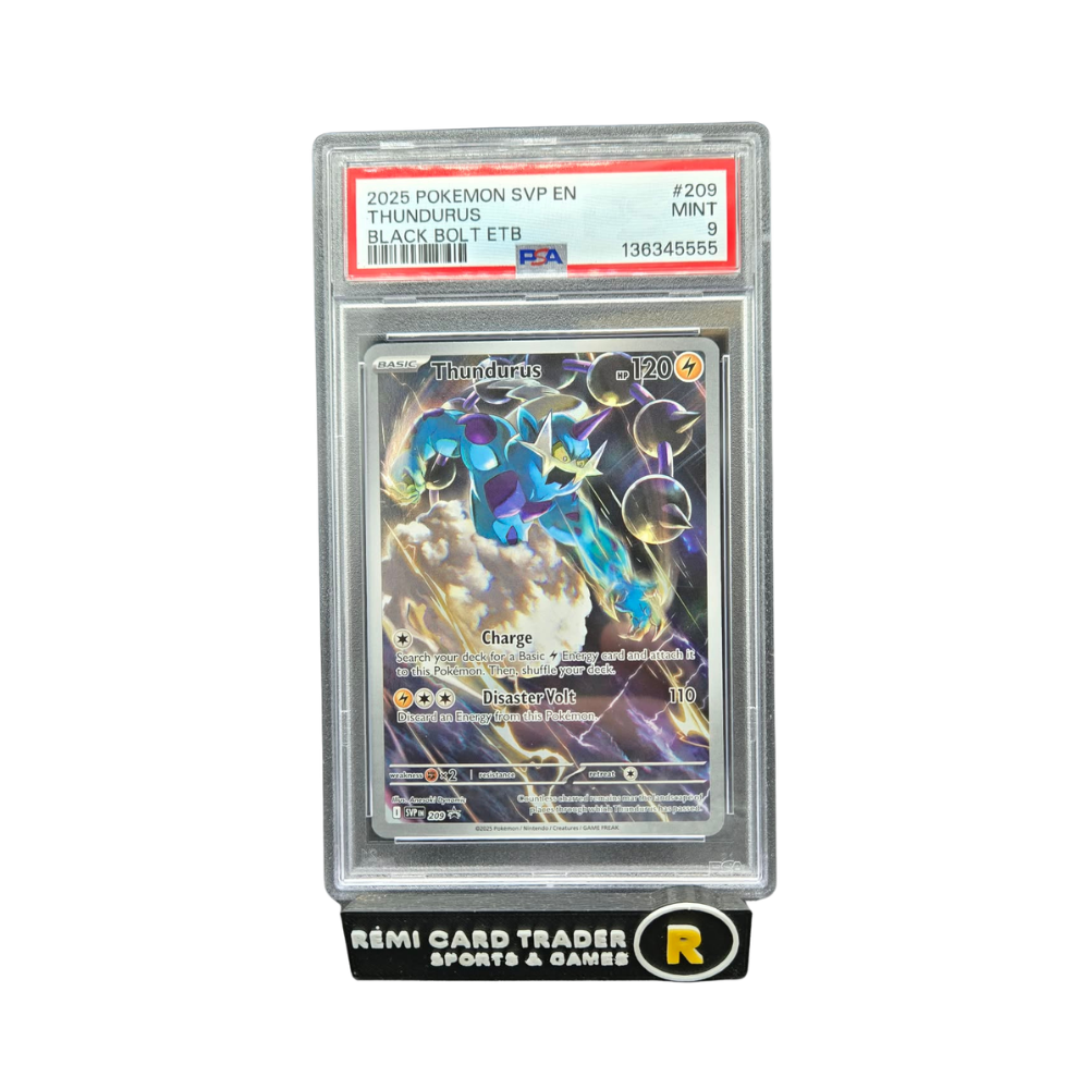 POKÉMON 2025 THUNDURUS (BLACK BOLT PROMO) #209 PSA MINT 9