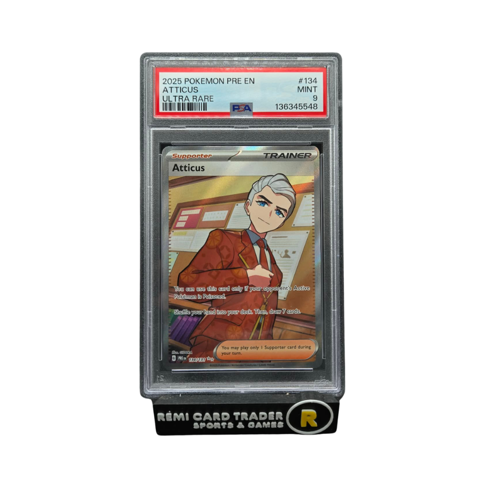 POKÉMON 2025 ATTICUS (PRISMATIC EVOLUTIONS) #134 PSA MINT 9
