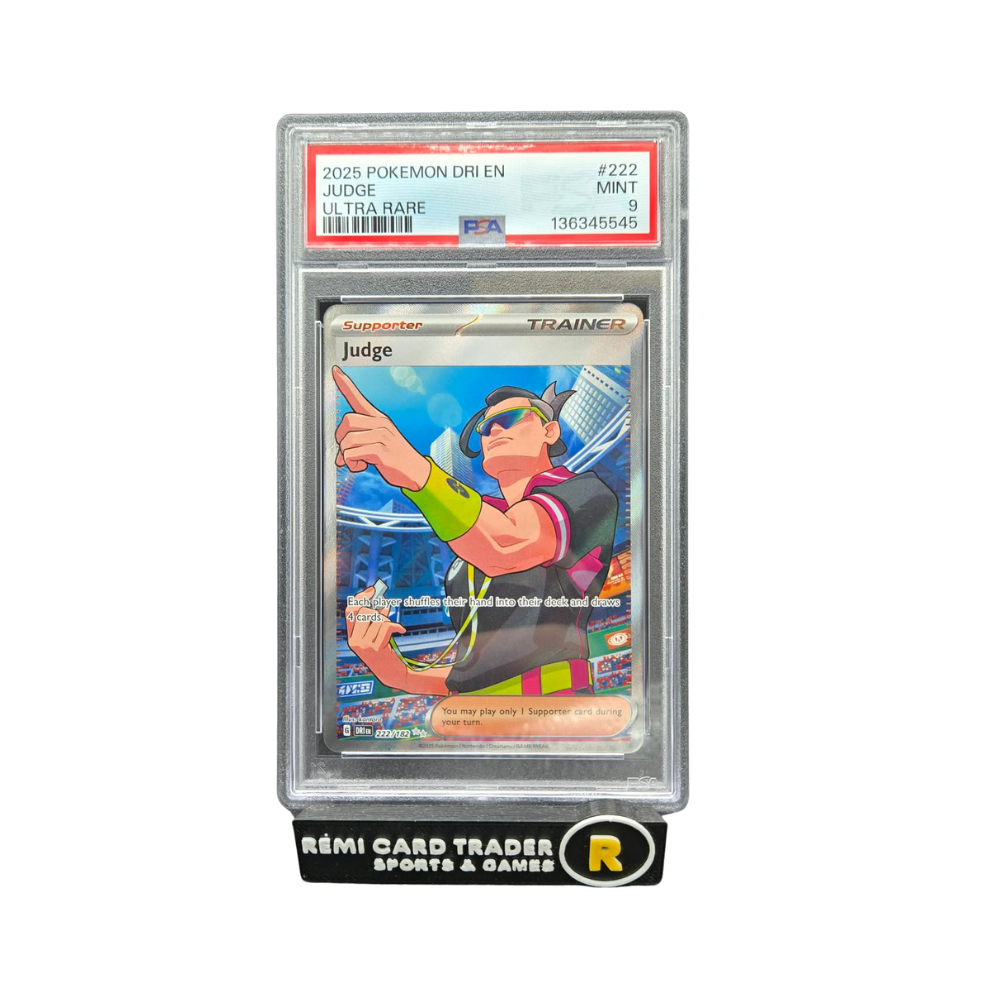 POKÉMON 2025 JUDGE (DESTINED RIVALS) #222 PSA MINT 9