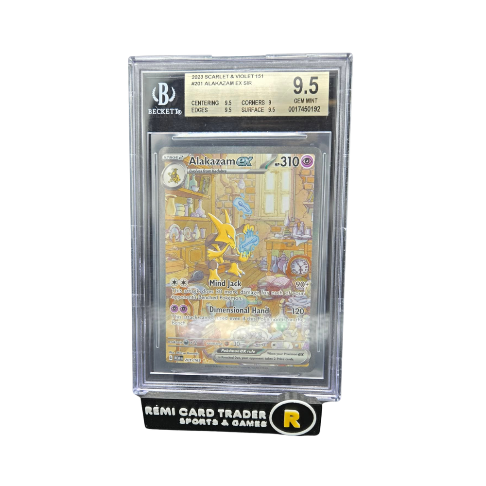 POKÉMON 2023 ALAKAZAM (151) #201 BECKETT GEM MINT 9.5