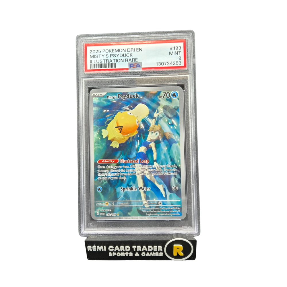 POKÉMON 2025 MISTY'S PSYDUCK (DESTINED RIVALS) #193 PSA MINT 9
