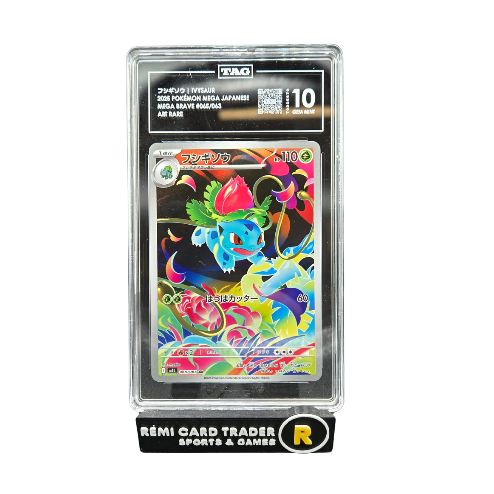 POKÉMON 2025 IVYSAUR (MEGA BRAVE JP) #065 TAG GEM MINT 10