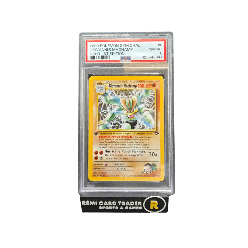 POKÉMON 2000 GIOVANNI'S MACHAMP (1ST EDITION) #6 NM-MT 8