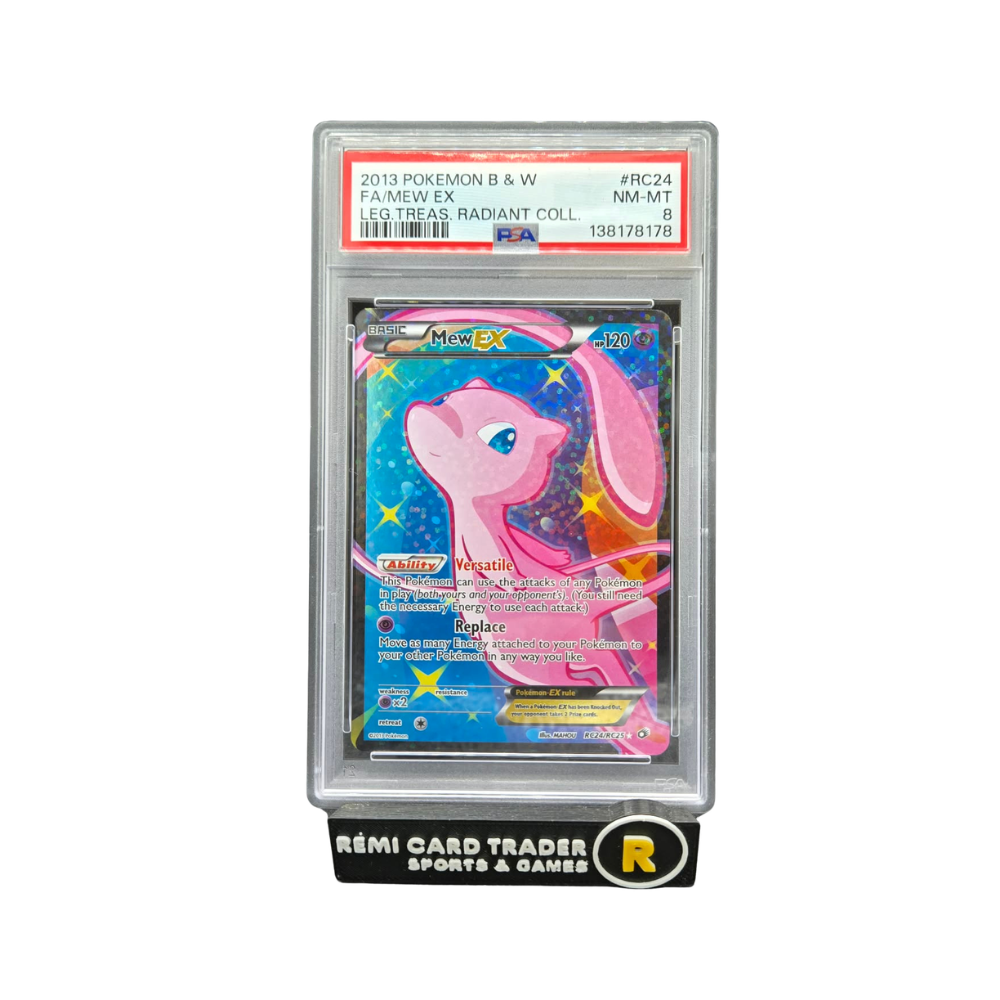 POKÉMON 2013 MEW EX (LEGENDARY TREASURE) #RC24 PSA NM-MT 8