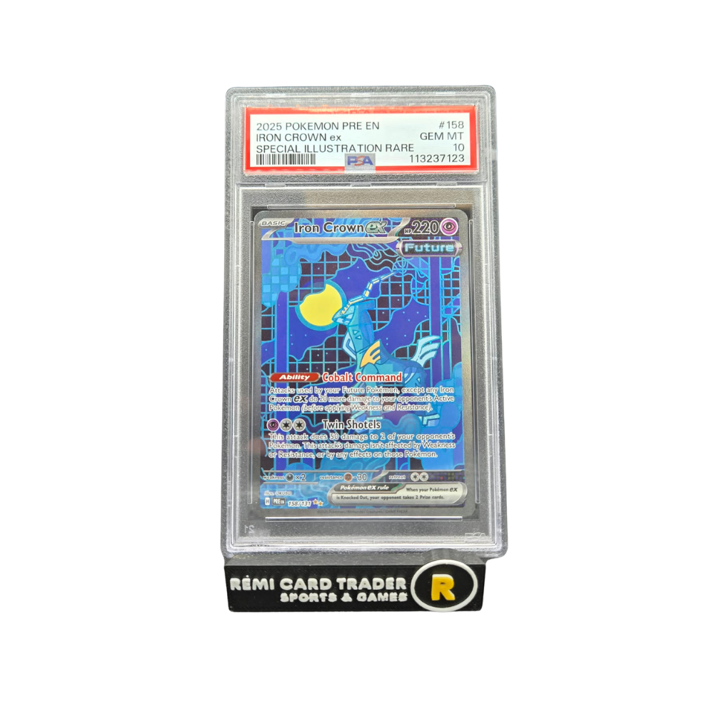 POKÉMON 2025 IRON CROWN EX (PRISMATIC EVOLUTIONS) #158 PSA GEM MT 10