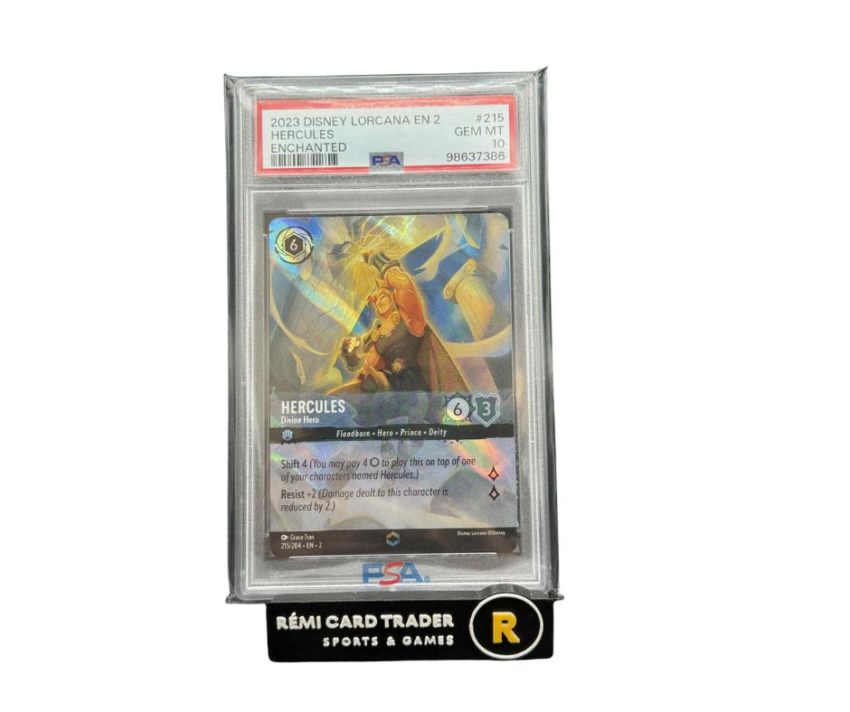 Hercules Divine Hero Enchanted (Rise of the Floodborn) #215 PSA GEM MT 10
