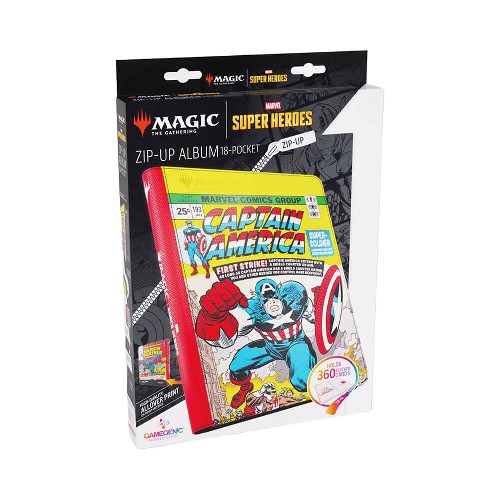 MTG - GameGenic Zip-Up Album 18 pochettes - Marvel Super Heroes