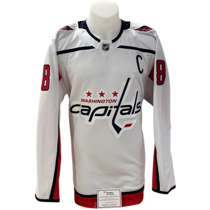 Official Fanatics Premium signed jersey - Alex Ovechkin visitor Fanatics coa