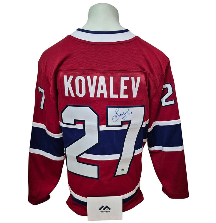 Chandail officiel Fanatics breakaway signé - Alexei Kovalev domicile Memorable coa