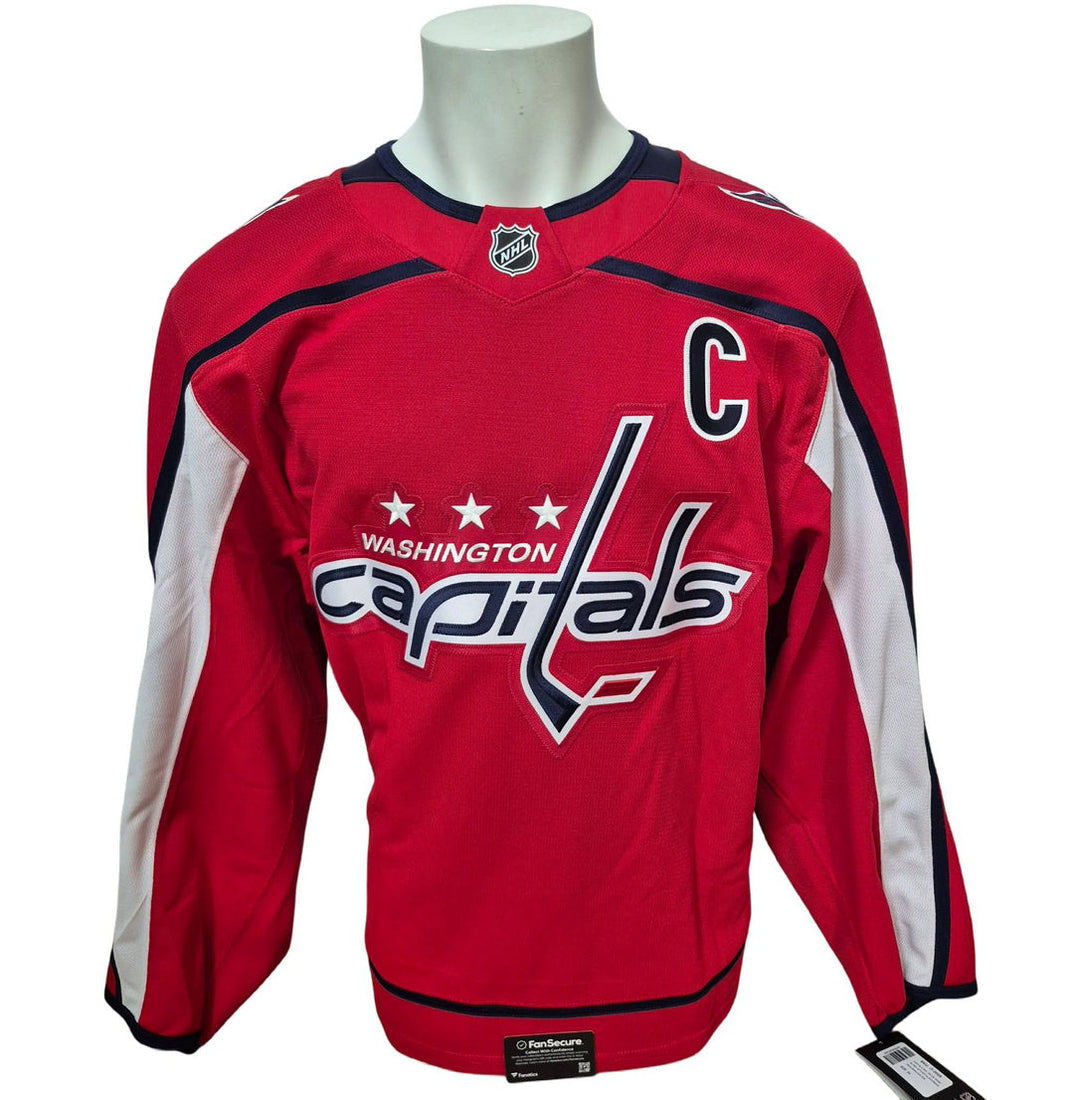 Chandail officiel Fanatics Premium ON ICE AUTHENTIC signé - Alex Ovechkin domicile Fanatics coa