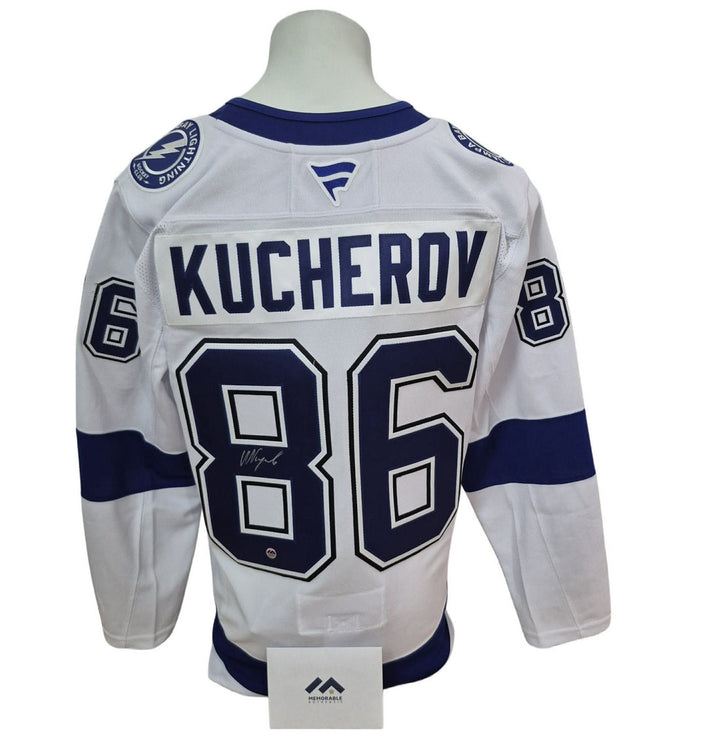 Chandail officiel Fanatics Premium signé - Nikita Kucherov extérieur Memorable coa