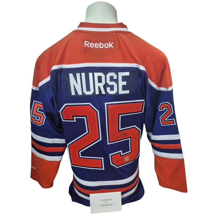 Chandail officiel Reebok signé - Darnell Nurse domicile COJO coa