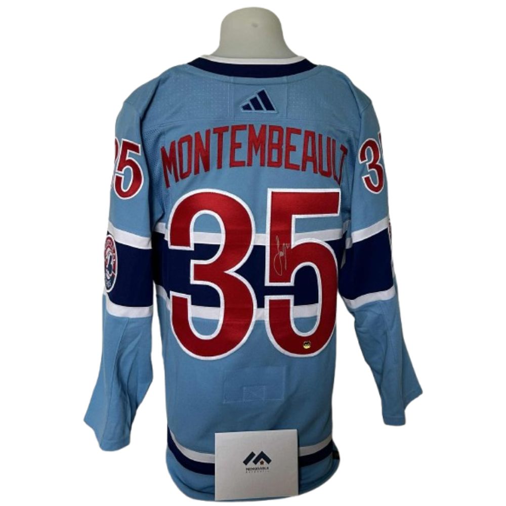 Chandail officiel Adidas signé - Samuel Montembault édition expo Memorable coa