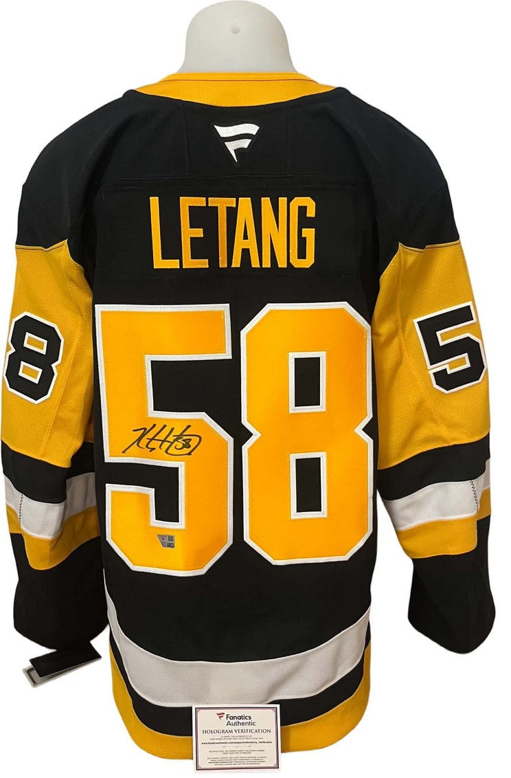 Chandail officiel Fanatics Premium signé - Kris Letang domicile Fanatics coa