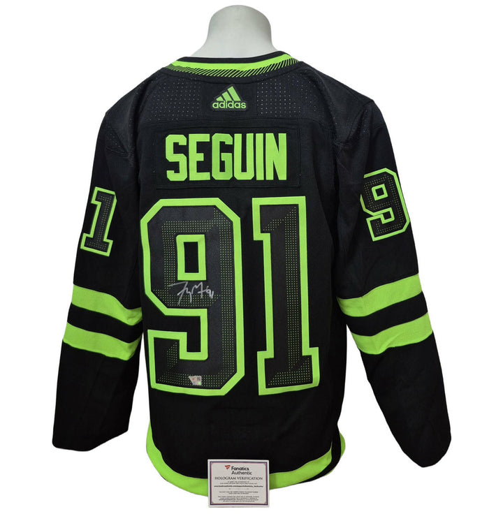 Chandail officiel Adidas signé - Tyler Seguin noir alternatif Fanatics coa