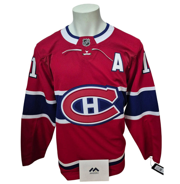 Chandail officiel Fanatics Premium signé - Brendan Gallagher domicile inscrit et LE/25 Memorable coa