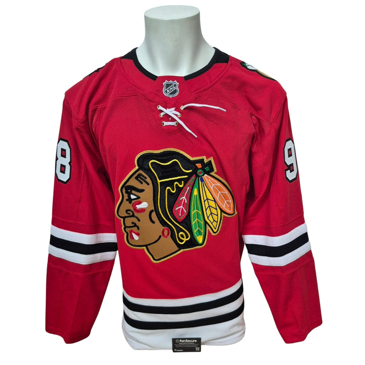 Chandail officiel Fanatics Premium signé - Connor Bedard Centennial rouge Fanatics coa