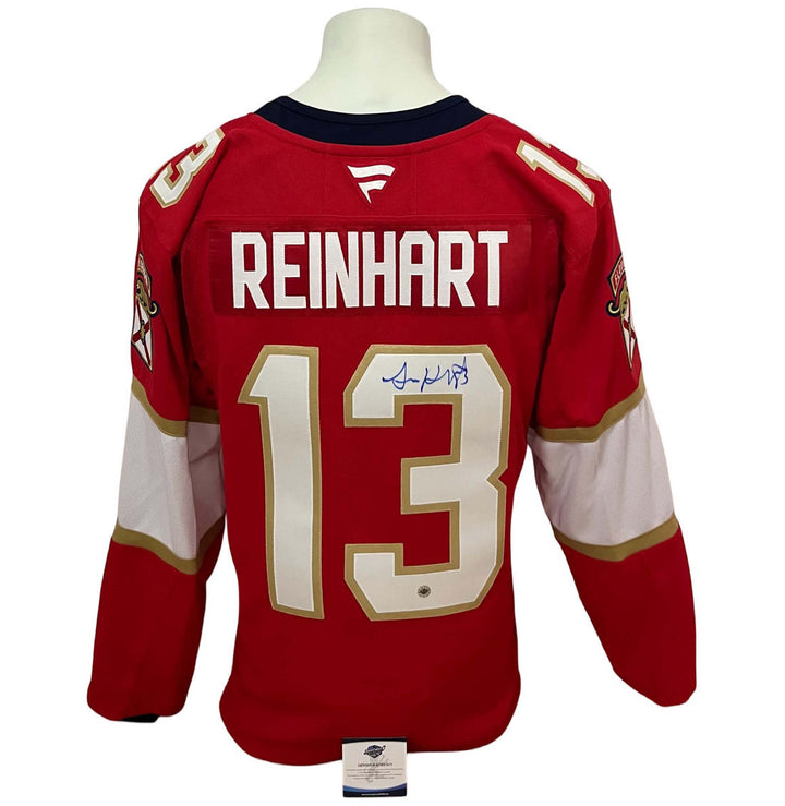 Chandail officiel Fanatics Premium signé - Sam Reinhart domicile East Coast coa