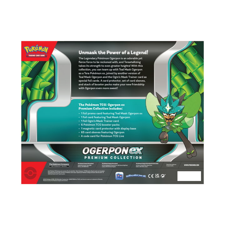Pokémon Ogerpon Ex Premium Collection Box