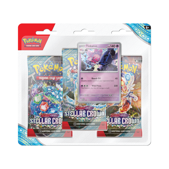 Pokémon Scarlet & Violet Stellar Crown 3 Pack Blister