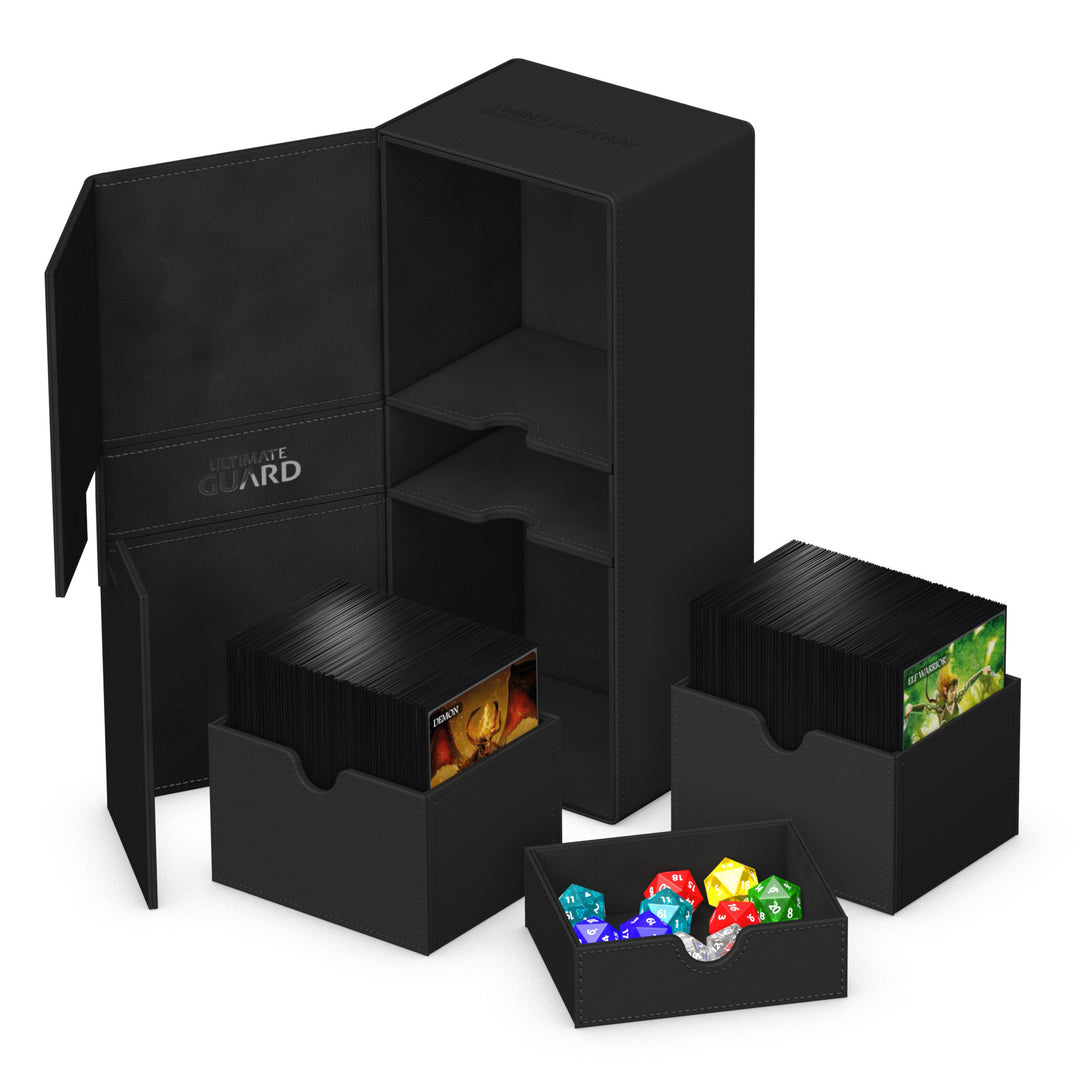 Ultimate Guard Twin Flip n Tray 266+ Xenoskin Black