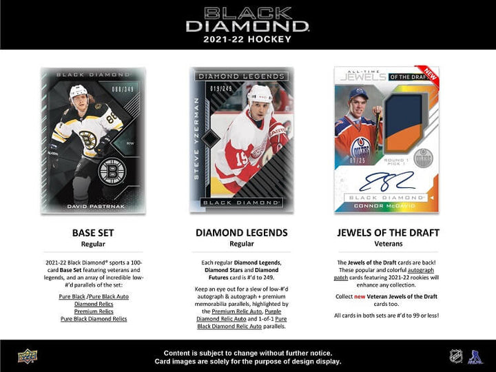 2021-22 Upper Deck Black Diamond Hockey Hobby Box