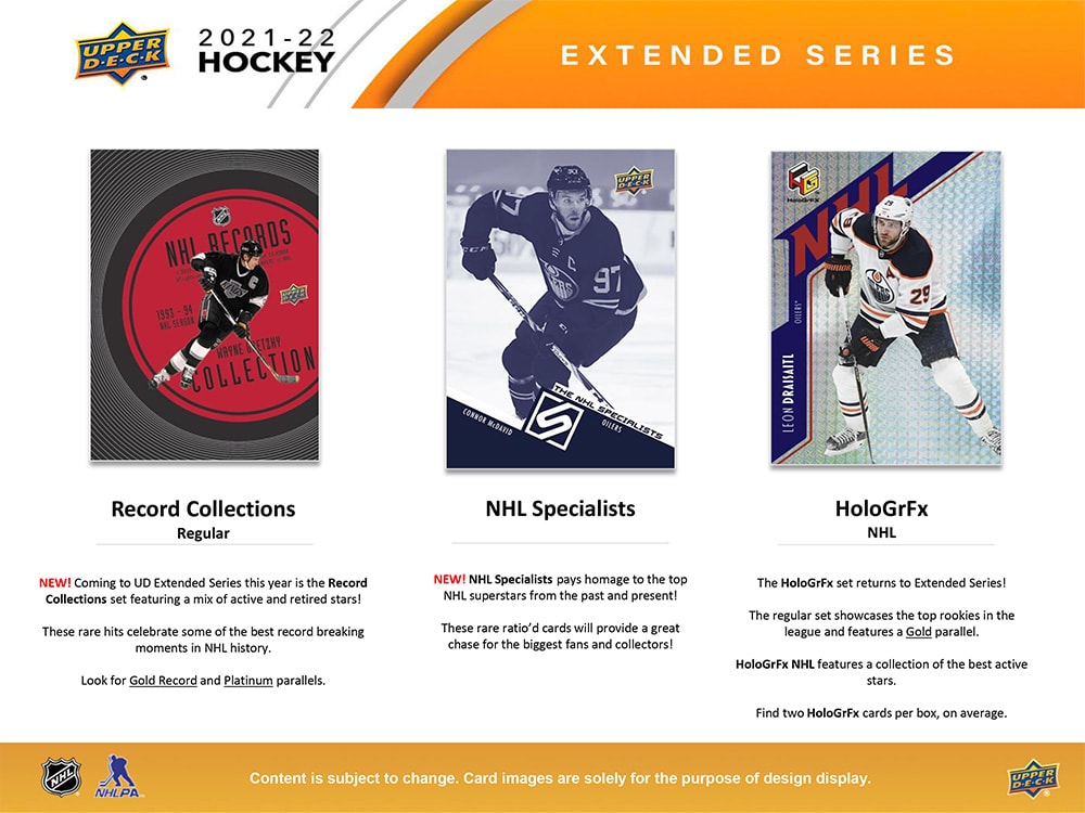 2021-22 Upper Deck Extended Series Hockey Hobby Box