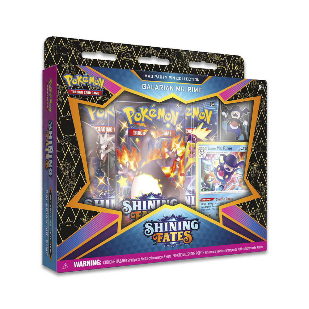 Pokémon Shining Fates Mad Party Pin Collection