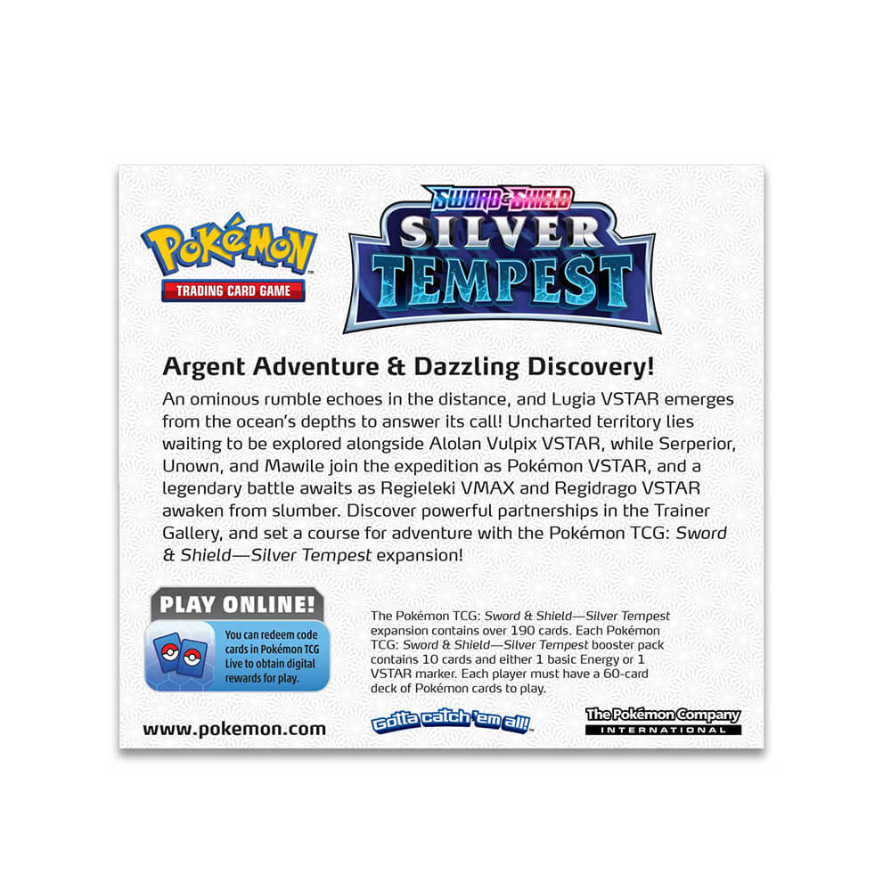 Pokémon - Sword & Shield Silver Tempest - Booster Box