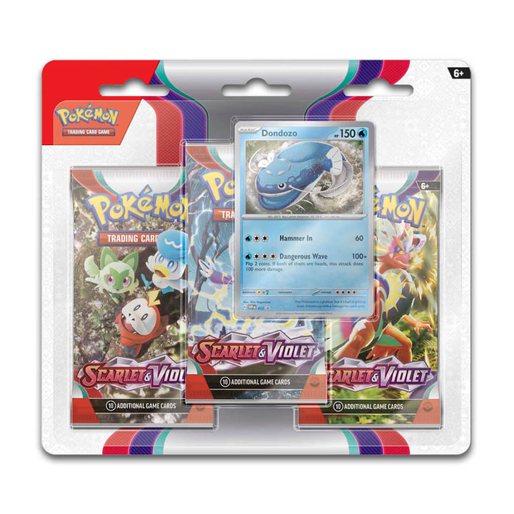 Pokémon Scarlet & Violet 3 Packs Blister