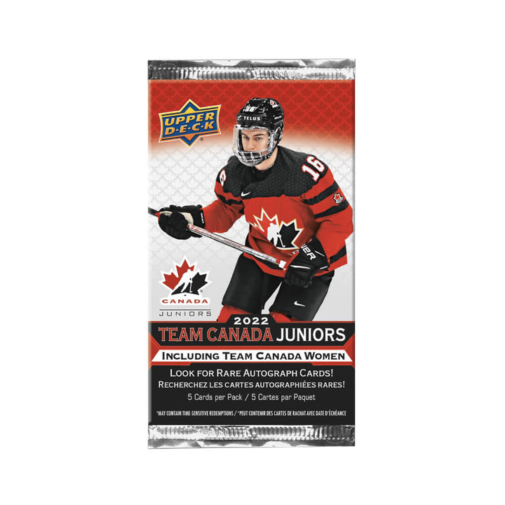 2022 Upper Deck Team Canada Juniors Blaster Box