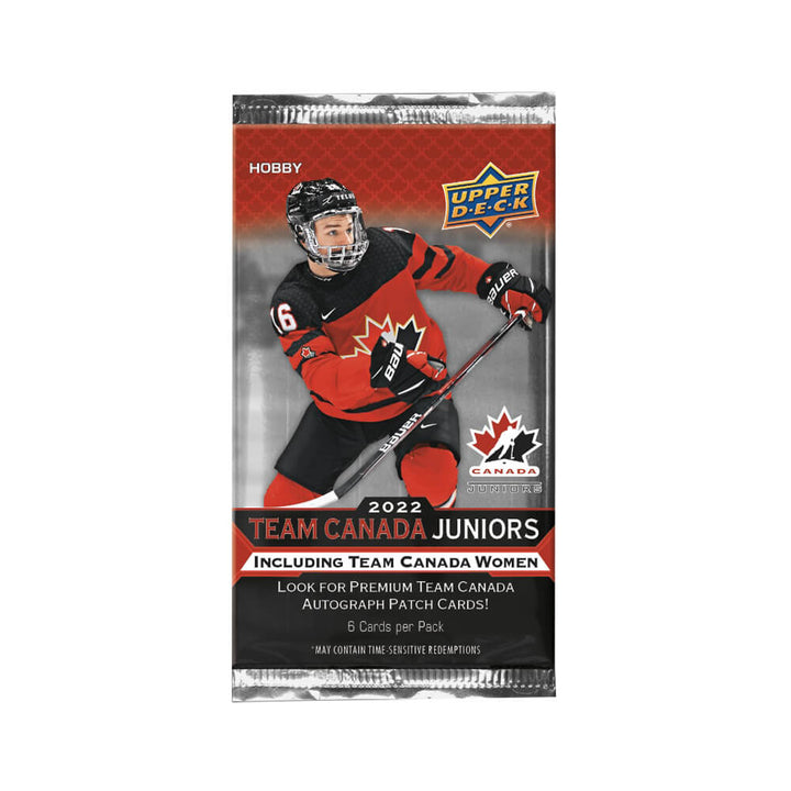 2022 Upper Deck Team Canada Juniors Hockey Hobby Box