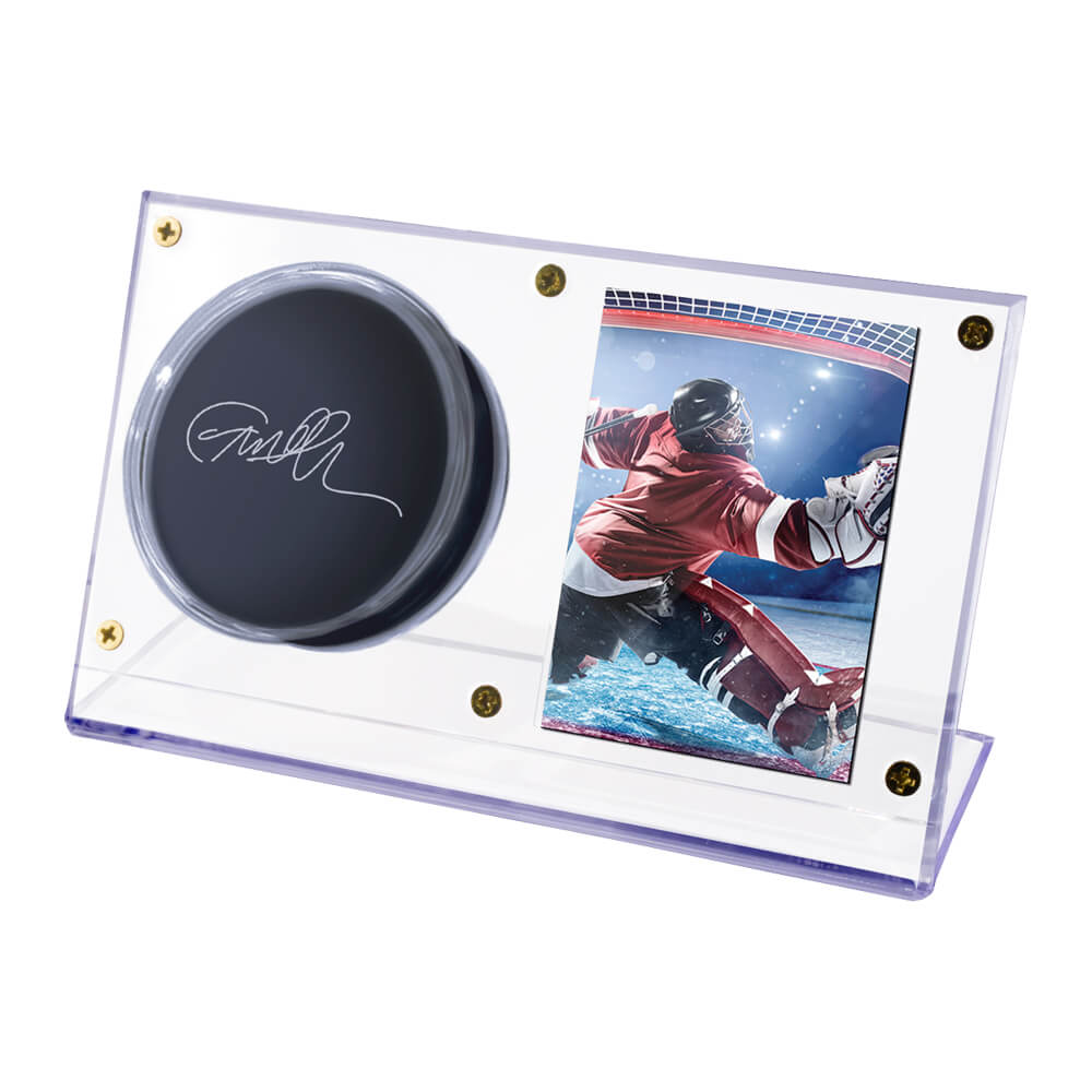 Ultra Pro Support de présentation pour rondelle et carte de hockey