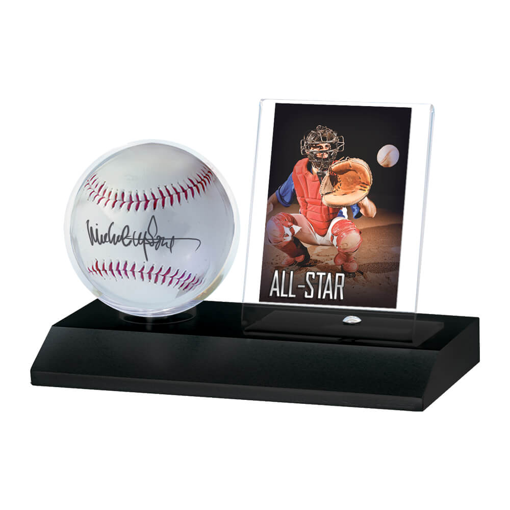 Ultra Pro Présentoir pour balle et carte de baseball